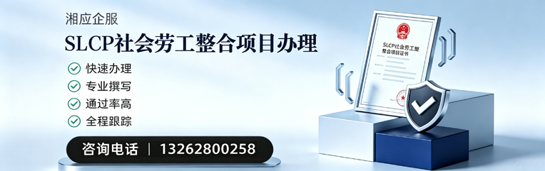 镇江SLCP社会劳工整合项目申报服务