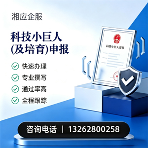 镇江科技小巨人及培育企业申报服务